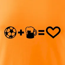 Míč, pivo, srdce Míč, pivo, srdce