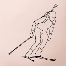 Biatlonista skica