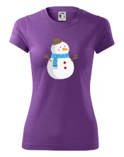 Sněhulák se šálou