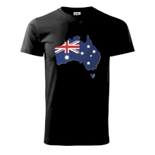 Austrálie - vlajka mapa
