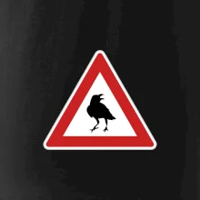 Dopravní značka - Pozor havran