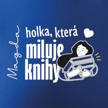 Černobílá holka, která miluje knihy - Vaše jméno Černobílá holka, která miluje knihy - Vaše jméno