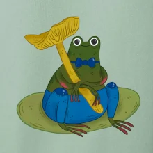 Žába s houbou  (studio-arte.cz)