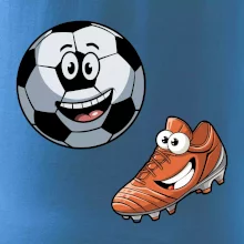 Parové triko - Kopačka a míč