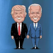Trump a Biden - velký kamarádi