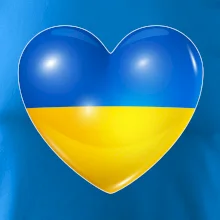 Ukrajina srdce vlajka