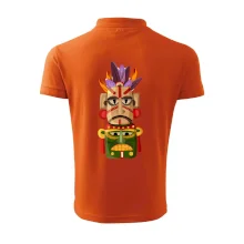 Mayové maska s peřím