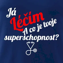 Já léčím - tvoje superschopnost? Šikmý nápis