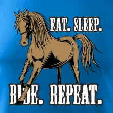 Eat Sleep Ride Repeat Western