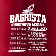 Hodinová mzda bagrista Hodinová mzda bagrista
