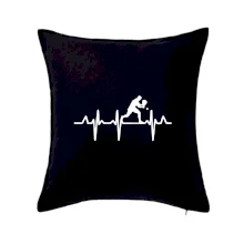 EKG stolní tenista stojící