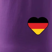Germany love malé - Německá vlajka