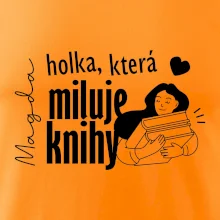Černobílá holka, která miluje knihy - Vaše jméno