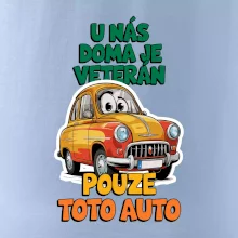 U nás doma je veterán pouze toto auto barevný nápis