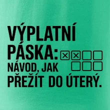 VÝPLATNÍ PÁSKA: Návod, jak přežít do úterý