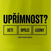 Upřímnost dětí opilci a legíny