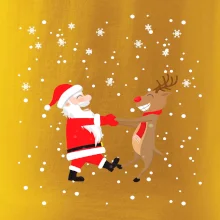 Tancující Santa a sob