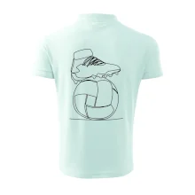 Fotbalový míč kopačka jedním tahem