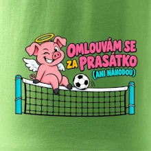 Nohejbalové prasátko na síti