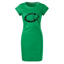 Americký fotbal míč skica