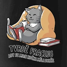 Tvrdě pracuju, aby se kočka měla dobře