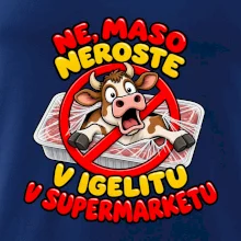 Maso neroste v igelitu v supermarketu