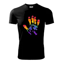 LGBT hand print