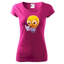 Žárovka přemýšlí nad knihou