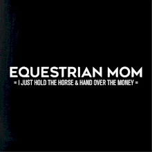 Equestrian dad / mom