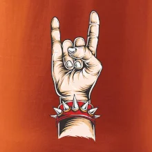 Rocková ruka s náramkem