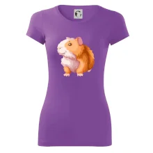 Morče - kreslené, bílo oranžové