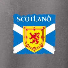 Skotská vlajka s erbem lva