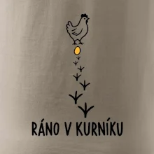 Ráno v kurníku slepice a vejce