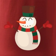 Vánoční sněhulák