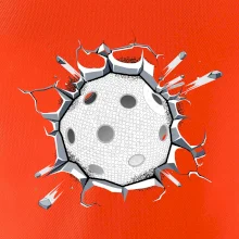 Florbal míč v triku