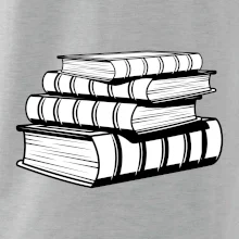 Knihy černobílé na sobě