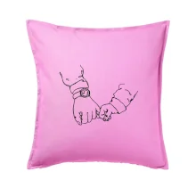 Táta a syn ruce obrys