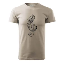 Houslový klíč kytky