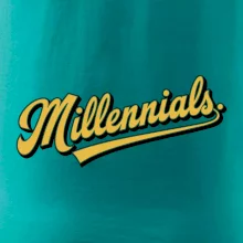 Generace Y - Millennials žlutý nápis