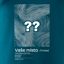 Vaše místo - vrstevnice v obdélníku