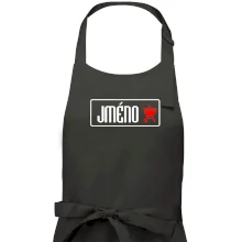 Zástěra na grilování s vlastním jménem