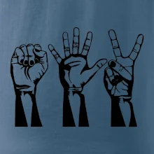 Kámen nůžky papír černé