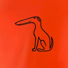 Barzoj obrys černý  (Moňas)