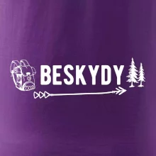 Beskydy nápis