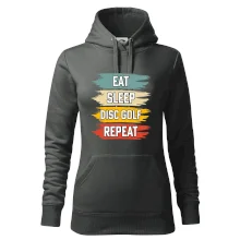 Disc Golf eat sleep barevné