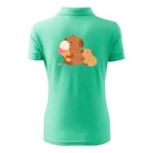 Kapybara se zmrzlinou