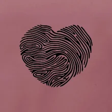 Otisk prstu srdce