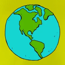 Planeta na prsu - Amerika