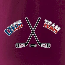 Czech team - hokejky a puk