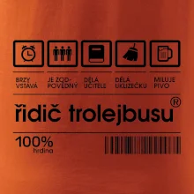 Čárový kód -  Řidič trolejbusu Čárový kód -  Řidič trolejbusu